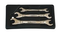 3 PC. OPEN-END RATCHET COMBINATION WRENCH SET - METRIC